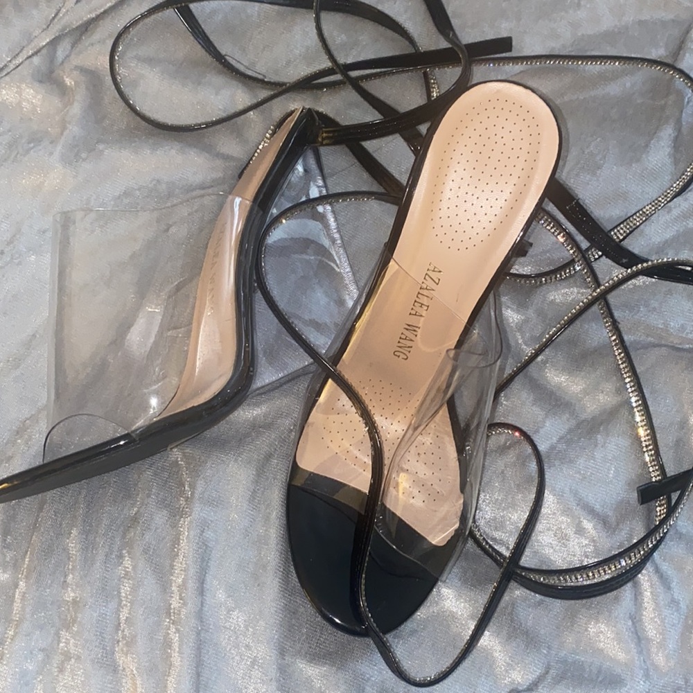 Brand new azalea wang diamante lace up shoe
